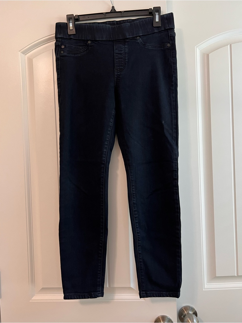 Liverpool Los Angeles "The Denim Legging" Pull On Skinny Jeans Dark Wash Size 8